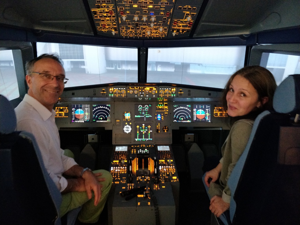 Bon pour un vol découverte sur simulateur de type A320
