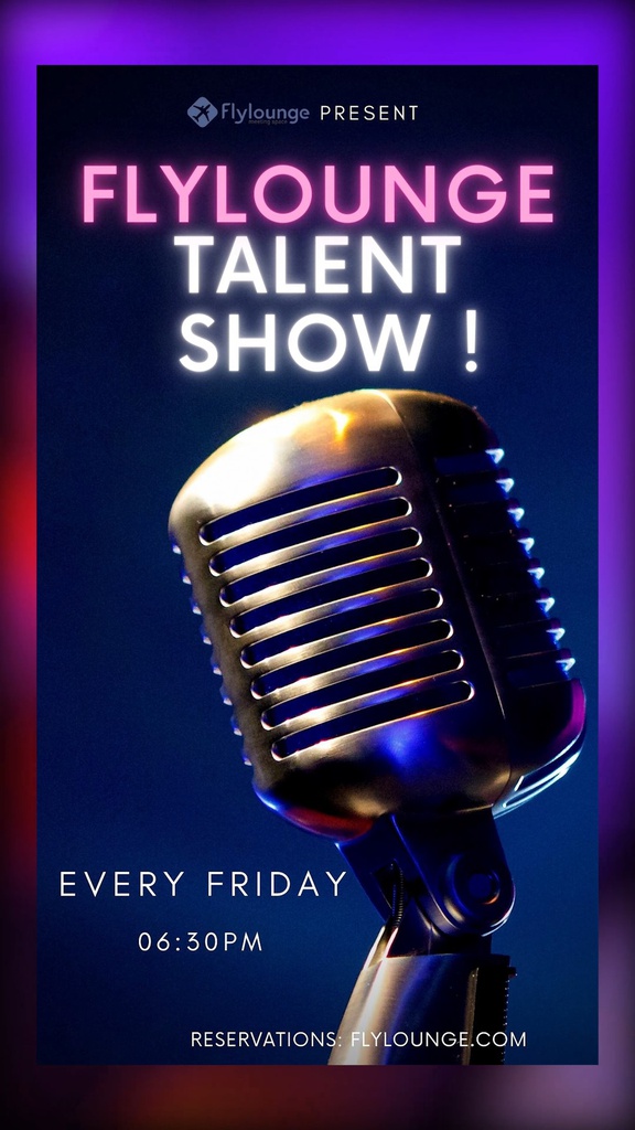 First class Flylounge talent Show ticket from Fri 5 May - rows 1, 2 and 3